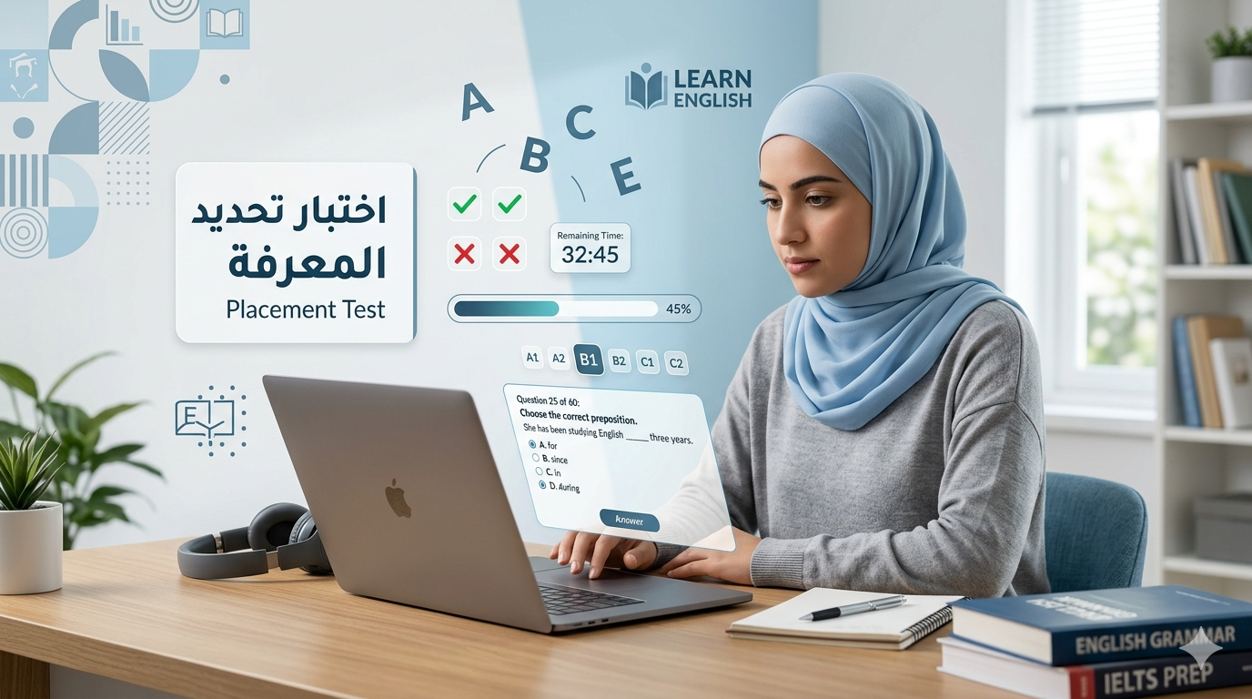 اختبار تحديد المعرفة في اللغة الإنجليزية